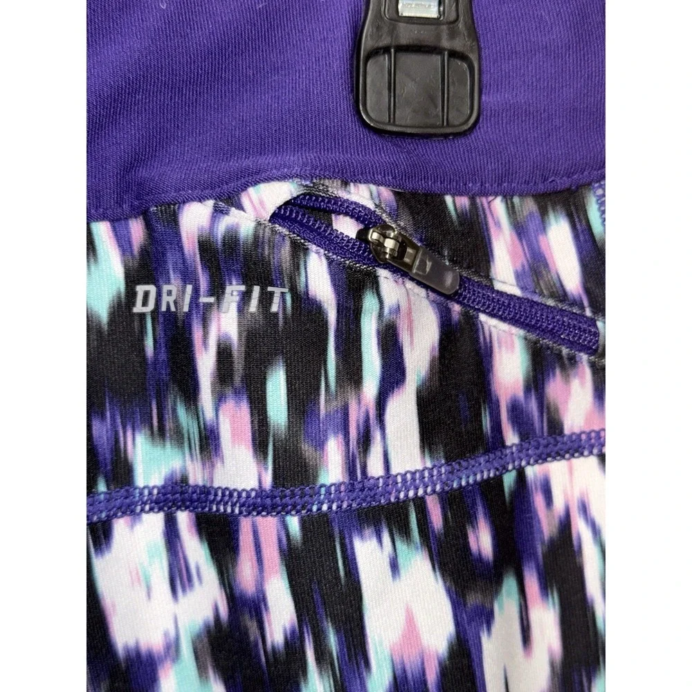Nike Dri-Fit Leggings Athletic Just Do IT Yoga Performance Pants Women's Large‎